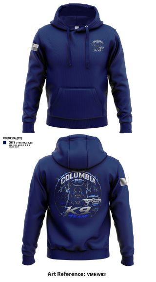 Hoodie, South Carolina Police K9 Association, Police, Teamtime, Team time, sublimation, custom sports apparel, team uniforms, spirit wear, spiritwear, sports uniforms, custom shirts, team store, custom team store, fundraiser sports, apparel fundraiser