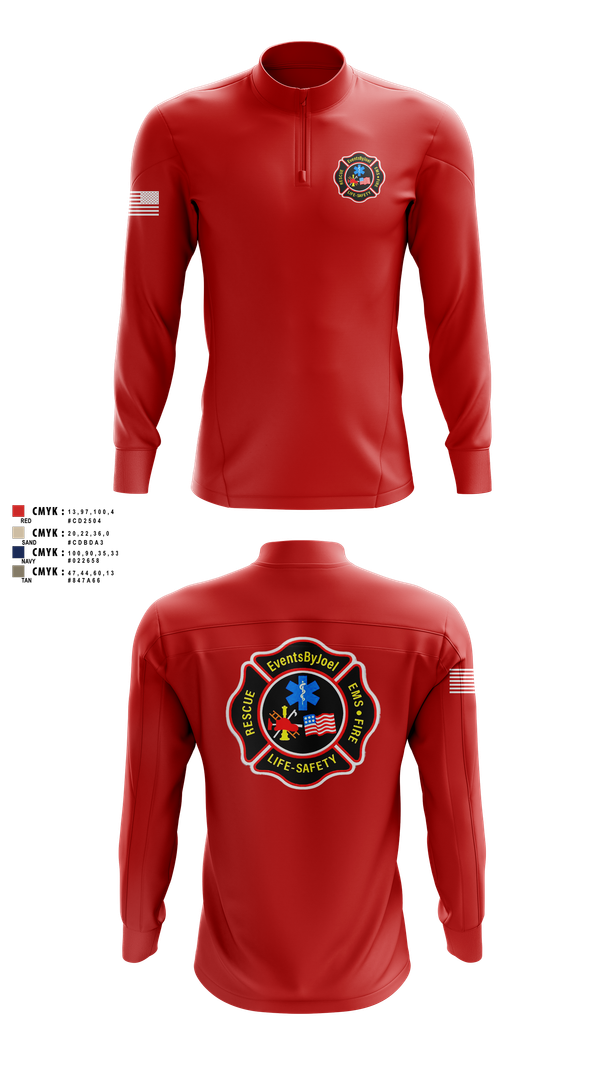 Quarter Zip Jacket, EventsByJoel, , Teamtime, Team time, sublimation, custom sports apparel, team uniforms, spirit wear, spiritwear, sports uniforms, custom shirts, team store, custom team store, fundraiser sports, apparel fundraiser
