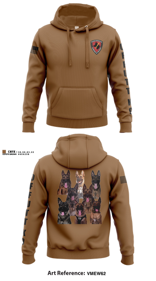 Hoodie, 55 SFS K9, Air Force, Teamtime, Team time, sublimation, custom sports apparel, team uniforms, spirit wear, spiritwear, sports uniforms, custom shirts, team store, custom team store, fundraiser sports, apparel fundraiser