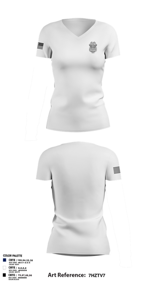 Womens Short Sleeve Vneck Shirt, Military Police, , Teamtime, Team time, sublimation, custom sports apparel, team uniforms, spirit wear, spiritwear, sports uniforms, custom shirts, team store, custom team store, fundraiser sports, apparel fundraiser