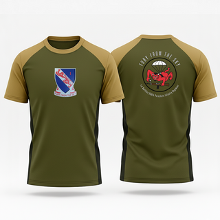 Old School Cotton Feel Shirt, CCo, 1-508PIR (OG), Army, Teamtime, Team time, sublimation, custom sports apparel, team uniforms, spirit wear, spiritwear, sports uniforms, custom shirts, team store, custom team store, fundraiser sports, apparel fundraiser