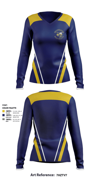 Womens Long Sleeve Vneck Shirt, Chapelgate Christian Academy Softball, Softball, Teamtime, Team time, sublimation, custom sports apparel, team uniforms, spirit wear, spiritwear, sports uniforms, custom shirts, team store, custom team store, fundraiser sports, apparel fundraiser