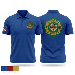 Short Sleeve Performance Polo, Green Brook Fire Department, Fire Department, Teamtime, Team time, sublimation, custom sports apparel, team uniforms, spirit wear, spiritwear, sports uniforms, custom shirts, team store, custom team store, fundraiser sports, apparel fundraiser