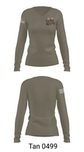 USA Dwight d eisenhower 96831830 Women's Long Sleeve V-neck Shirt - 73