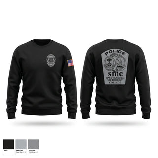 Crew Neck Sweatshirt, Spartanburg Methodist College Police, Police, Teamtime, Team time, sublimation, custom sports apparel, team uniforms, spirit wear, spiritwear, sports uniforms, custom shirts, team store, custom team store, fundraiser sports, apparel fundraiser