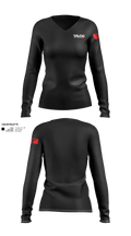 Talos Security Women's Long Sleeve V-neck Shirt - 22