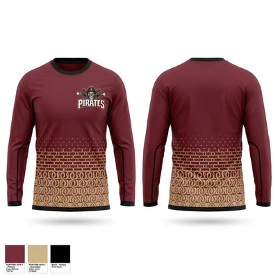 Port City Pirates Long Sleeve Performance Shirt 1