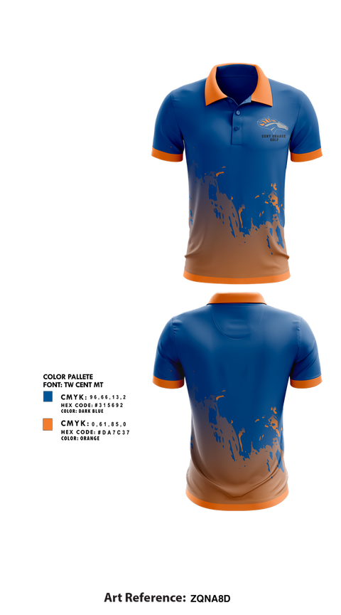 Short Sleeve Performance Polo, SUNY Orange Golf, Golf, Teamtime, Team time, sublimation, custom sports apparel, team uniforms, spirit wear, spiritwear, sports uniforms, custom shirts, team store, custom team store, fundraiser sports, apparel fundraiser