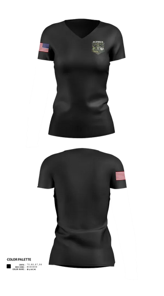 Womens Short Sleeve Vneck Shirt, Platoon B Central Nights, Police, Teamtime, Team time, sublimation, custom sports apparel, team uniforms, spirit wear, spiritwear, sports uniforms, custom shirts, team store, custom team store, fundraiser sports, apparel fundraiser