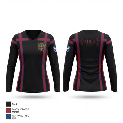 Plano United Fc 26149027 Women's Long Sleeve V-neck Shirt - 1