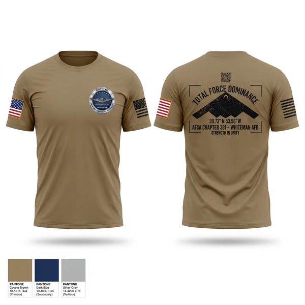 Short Sleeve Performance Shirt, AFSA CHAPTER 881, Air Force, Teamtime, Team time, sublimation, custom sports apparel, team uniforms, spirit wear, spiritwear, sports uniforms, custom shirts, team store, custom team store, fundraiser sports, apparel fundraiser