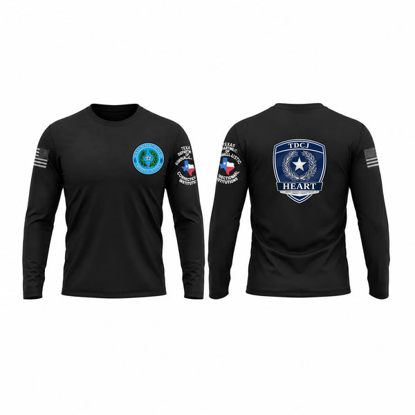 Long Sleeve Performance Shirt, TDCJ, Police, Teamtime, Team time, sublimation, custom sports apparel, team uniforms, spirit wear, spiritwear, sports uniforms, custom shirts, team store, custom team store, fundraiser sports, apparel fundraiser