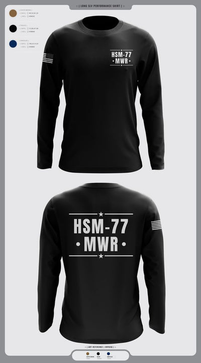 HSM-77 MWR 54616922 Long Sleeve Performance Shirt 2