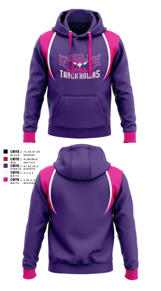 Hoodie, Carolina Track Hawks, Track & Field, Teamtime, Team time, sublimation, custom sports apparel, team uniforms, spirit wear, spiritwear, sports uniforms, custom shirts, team store, custom team store, fundraiser sports, apparel fundraiser