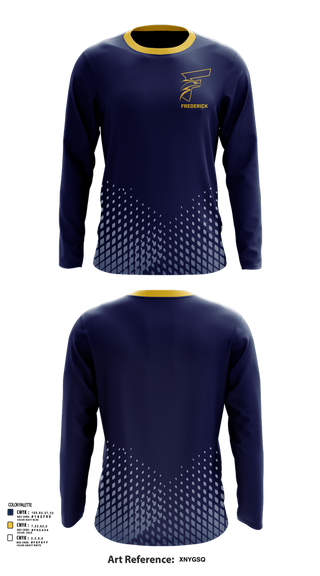 Long Sleeve Performance Shirt, Frederick, Men's Basketball, Teamtime, Team time, sublimation, custom sports apparel, team uniforms, spirit wear, spiritwear, sports uniforms, custom shirts, team store, custom team store, fundraiser sports, apparel fundraiser
