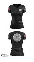 Hawai’i Department of Law Enforcement- Sheriff Division 58453737 Women's Short Sleeve V-neck Shirt - 21