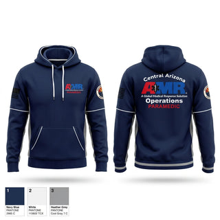 Hoodie, AMR  Central Arizona Operations, EMS/EMT, Teamtime, Team time, sublimation, custom sports apparel, team uniforms, spirit wear, spiritwear, sports uniforms, custom shirts, team store, custom team store, fundraiser sports, apparel fundraiser