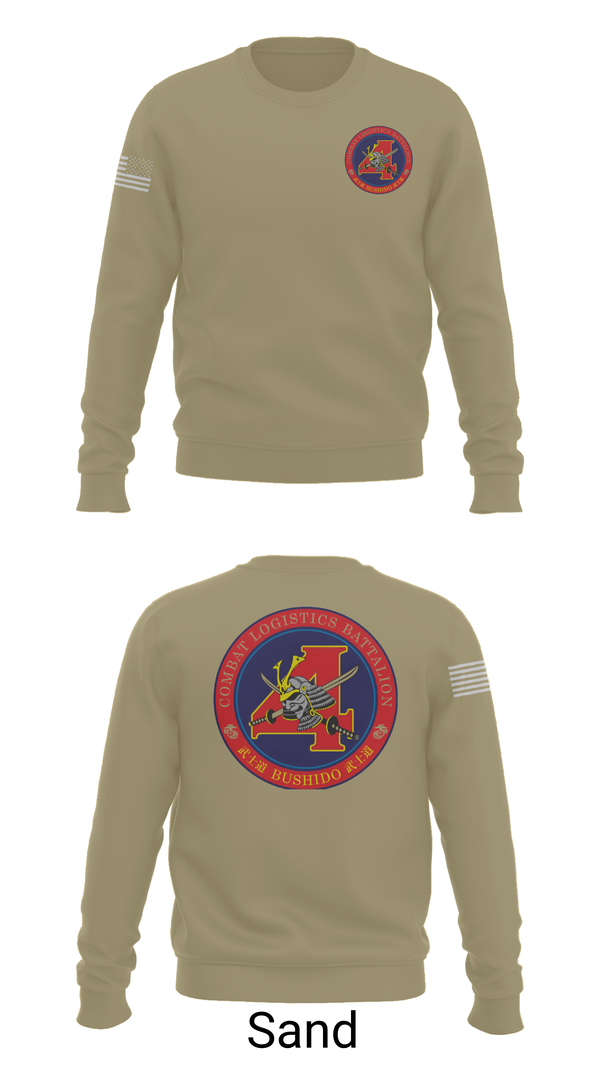 Crew Neck Sweatshirt, Combat Logistics Battalion 4, , Teamtime, Team time, sublimation, custom sports apparel, team uniforms, spirit wear, spiritwear, sports uniforms, custom shirts, team store, custom team store, fundraiser sports, apparel fundraiser