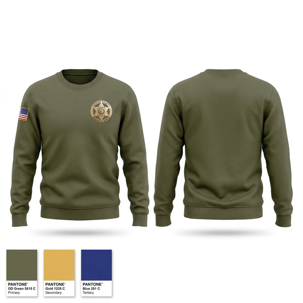 Crew Neck Sweatshirt, Cooper County Sheriff’s Office, Police, Teamtime, Team time, sublimation, custom sports apparel, team uniforms, spirit wear, spiritwear, sports uniforms, custom shirts, team store, custom team store, fundraiser sports, apparel fundraiser