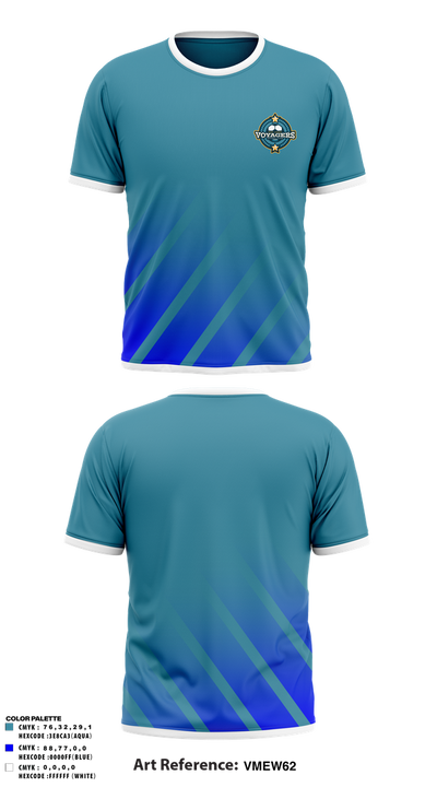 Voyagers Futsal Club 86723789 Old School Cotton Feel Shirt - 1