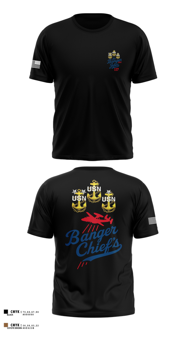 Old School Cotton Feel Shirt, VAW-117, , Teamtime, Team time, sublimation, custom sports apparel, team uniforms, spirit wear, spiritwear, sports uniforms, custom shirts, team store, custom team store, fundraiser sports, apparel fundraiser