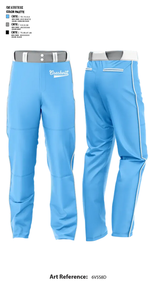 Baseball Pants, Crashout Baseball, Baseball, Teamtime, Team time, sublimation, custom sports apparel, team uniforms, spirit wear, spiritwear, sports uniforms, custom shirts, team store, custom team store, fundraiser sports, apparel fundraiser