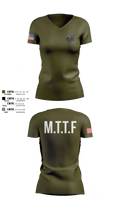 Major Theft Task Force Women's Short Sleeve V-neck Shirt - 101