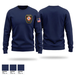 Crew Neck Sweatshirt, Uvalde Volunteer Fire Department, Fire Department, Teamtime, Team time, sublimation, custom sports apparel, team uniforms, spirit wear, spiritwear, sports uniforms, custom shirts, team store, custom team store, fundraiser sports, apparel fundraiser
