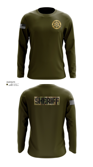 Long Sleeve Performance Shirt, Thomas county sheriff's office, Police, Teamtime, Team time, sublimation, custom sports apparel, team uniforms, spirit wear, spiritwear, sports uniforms, custom shirts, team store, custom team store, fundraiser sports, apparel fundraiser