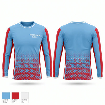 Ridge Beverly Celtics Long Sleeve Performance Shirt - 1