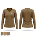 519 Women's Long Sleeve V-neck Shirt - 1