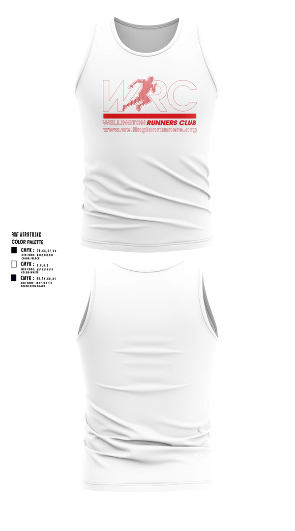 Mens Track Singlet, Wellington Runners Club, Spirit Store, Teamtime, Team time, sublimation, custom sports apparel, team uniforms, spirit wear, spiritwear, sports uniforms, custom shirts, team store, custom team store, fundraiser sports, apparel fundraiser