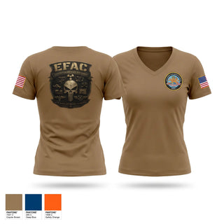 Womens Short Sleeve Vneck Shirt, EFAC, Navy, Teamtime, Team time, sublimation, custom sports apparel, team uniforms, spirit wear, spiritwear, sports uniforms, custom shirts, team store, custom team store, fundraiser sports, apparel fundraiser