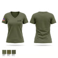 LASD Women's Short Sleeve V-neck Shirt - 1