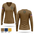 101st DIVARTY 25206481 Women's Long Sleeve V-neck Shirt - 1