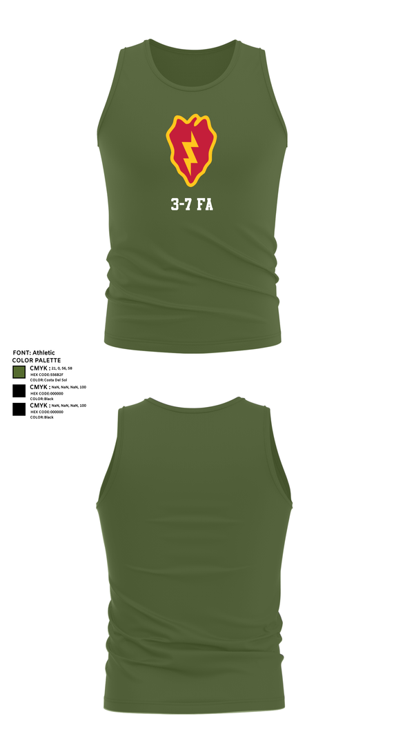 Tank Top, 3-7 FA, , Teamtime, Team time, sublimation, custom sports apparel, team uniforms, spirit wear, spiritwear, sports uniforms, custom shirts, team store, custom team store, fundraiser sports, apparel fundraiser