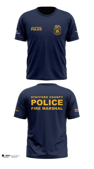 Short Sleeve Performance Shirt, Stafford County Fire Marshal's Office, Police, Teamtime, Team time, sublimation, custom sports apparel, team uniforms, spirit wear, spiritwear, sports uniforms, custom shirts, team store, custom team store, fundraiser sports, apparel fundraiser