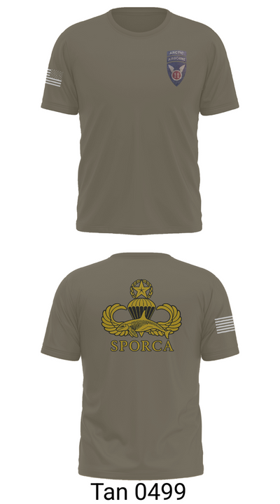 HHC, 725th BSB, 2/11 ABN 60450705 Short Sleeve Performance Shirt - 76