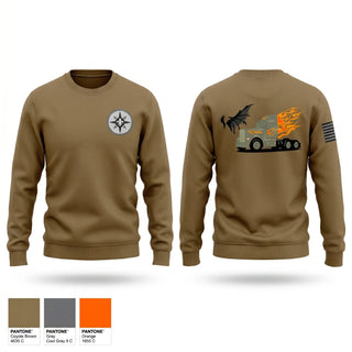 Crew Neck Sweatshirt, Diesel demons, Army, Teamtime, Team time, sublimation, custom sports apparel, team uniforms, spirit wear, spiritwear, sports uniforms, custom shirts, team store, custom team store, fundraiser sports, apparel fundraiser