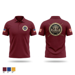 Short Sleeve Performance Polo, Presidential Caskets Platoon, Army, Teamtime, Team time, sublimation, custom sports apparel, team uniforms, spirit wear, spiritwear, sports uniforms, custom shirts, team store, custom team store, fundraiser sports, apparel fundraiser