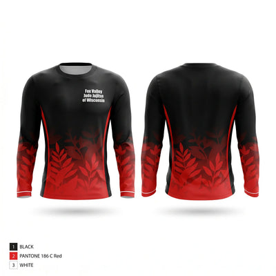 Fox Valley Judo & Jujitsu of Wisconsin 86951979 Long Sleeve Performance Shirt 1