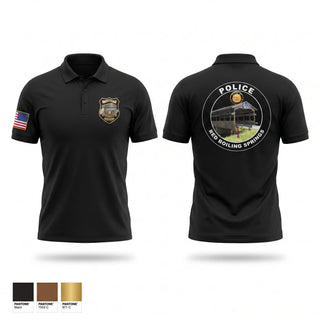 Short Sleeve Performance Polo, Red Boiling Springs Police Department, Police, Teamtime, Team time, sublimation, custom sports apparel, team uniforms, spirit wear, spiritwear, sports uniforms, custom shirts, team store, custom team store, fundraiser sports, apparel fundraiser