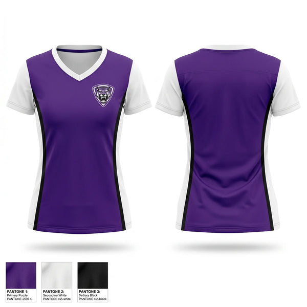 Womens Short Sleeve Vneck Shirt, Saluda Tigers, Spirit Store, Teamtime, Team time, sublimation, custom sports apparel, team uniforms, spirit wear, spiritwear, sports uniforms, custom shirts, team store, custom team store, fundraiser sports, apparel fundraiser