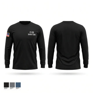 Long Sleeve Performance Shirt, C CO, 304th ESB-E, Army, Teamtime, Team time, sublimation, custom sports apparel, team uniforms, spirit wear, spiritwear, sports uniforms, custom shirts, team store, custom team store, fundraiser sports, apparel fundraiser
