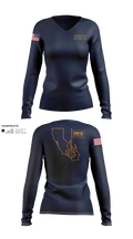 EPA-CID Baton Rouge 12287064 Women's Long Sleeve V-neck Shirt - 21