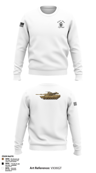 Crew Neck Sweatshirt, Death Row Platoon, Tomahawk Troop, 5/4 CAV, 2ABCT, 1ID, , Teamtime, Team time, sublimation, custom sports apparel, team uniforms, spirit wear, spiritwear, sports uniforms, custom shirts, team store, custom team store, fundraiser sports, apparel fundraiser