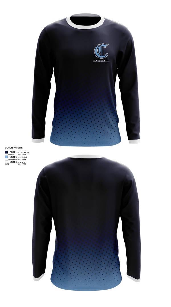 Long Sleeve Performance Shirt, Bishop Canevin, Baseball, Teamtime, Team time, sublimation, custom sports apparel, team uniforms, spirit wear, spiritwear, sports uniforms, custom shirts, team store, custom team store, fundraiser sports, apparel fundraiser