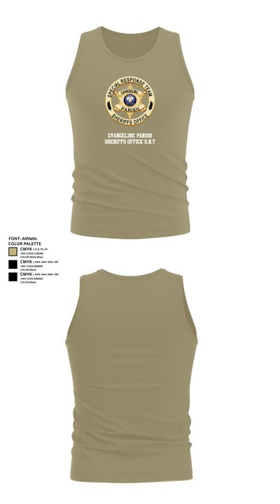 Evangeline Parish Sheriffs Office S.R.T Tank Top - 94
