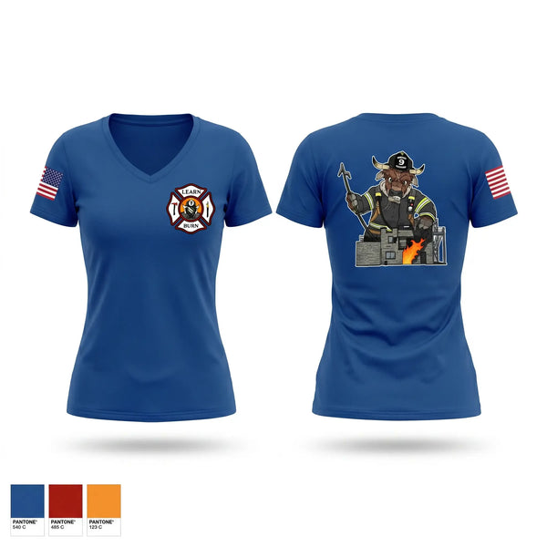 Womens Short Sleeve Vneck Shirt, Las positas, Fire Department, Teamtime, Team time, sublimation, custom sports apparel, team uniforms, spirit wear, spiritwear, sports uniforms, custom shirts, team store, custom team store, fundraiser sports, apparel fundraiser