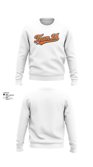 Crew Neck Sweatshirt, Team IA, Men's Basketball, Teamtime, Team time, sublimation, custom sports apparel, team uniforms, spirit wear, spiritwear, sports uniforms, custom shirts, team store, custom team store, fundraiser sports, apparel fundraiser
